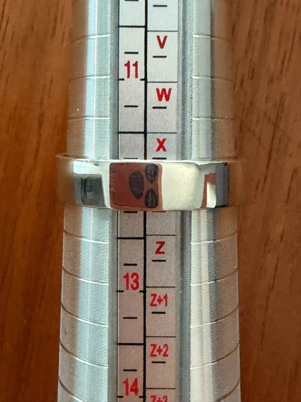 Men's 925 Sterling Silver Band Ring Size 12